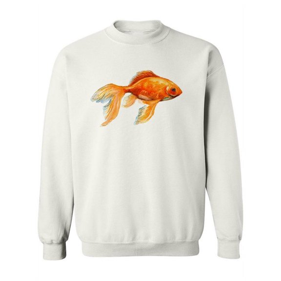 Gold Fish Sketch . Sweatshirt Women -Image by Shutterstock, Female XX-Large