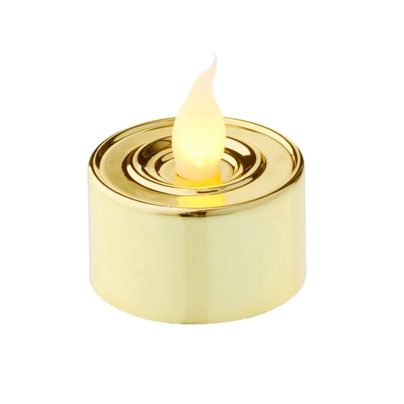 Gold Flameless Tealights By Ashland