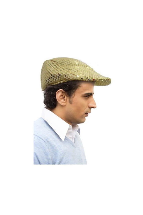 Gold Flat Cap