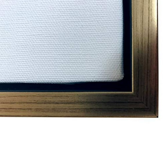 Gold Floater Picture Frame 1 3/8" Deep, for 3/4" Canvas, (Different Sizes) (12x16")