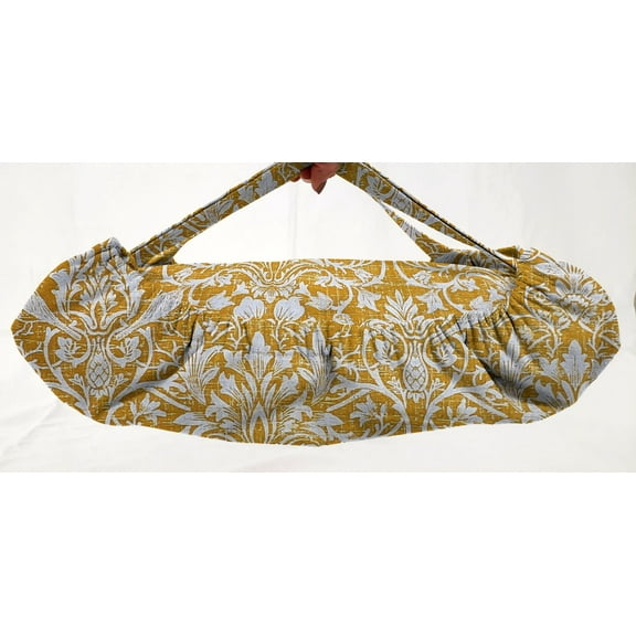 Gold Floral Damask Casserole Baking Pan or Pie Plate Cozy and Carrier by Penny's Needful Things (Large Casserole Carrier)