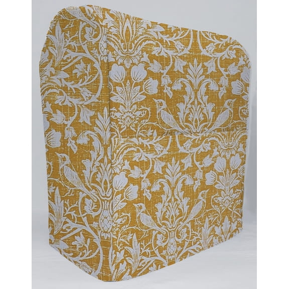 Gold Floral Damask Cover Compatible with Hamilton Beach 4 Quart 7 Speed Tilt Head Stand Mixer by Penny's Needful Things (All Gold Floral Damask)