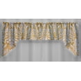 thumbnail image 1 of Gold Floral Damask Swag Panels by Penny's Needful Things (Set of 2) 36 Inch Long Swag Panels LINED, 1 of 3