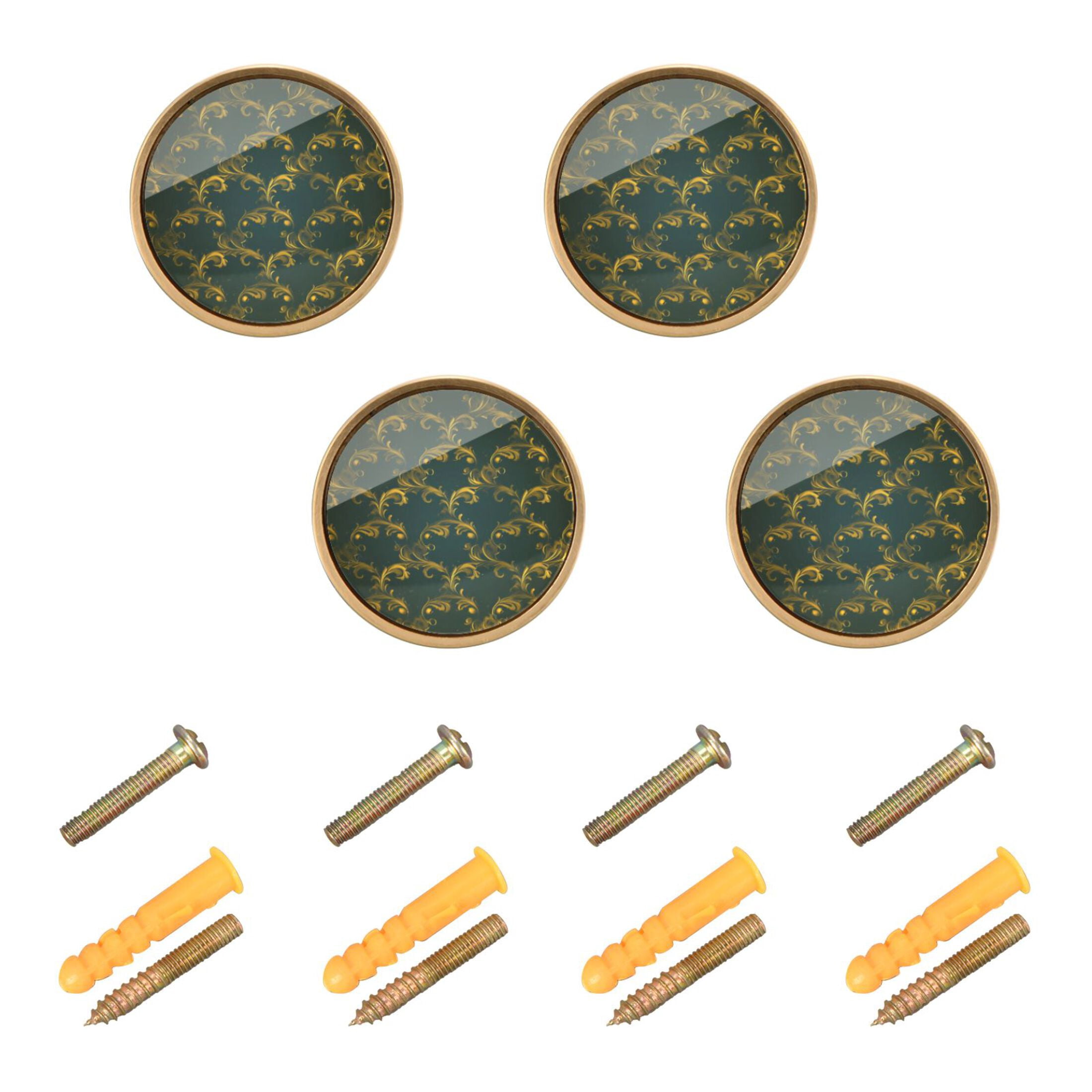 Gold And Acrylic Knobs Gold And Acrylic Knobs