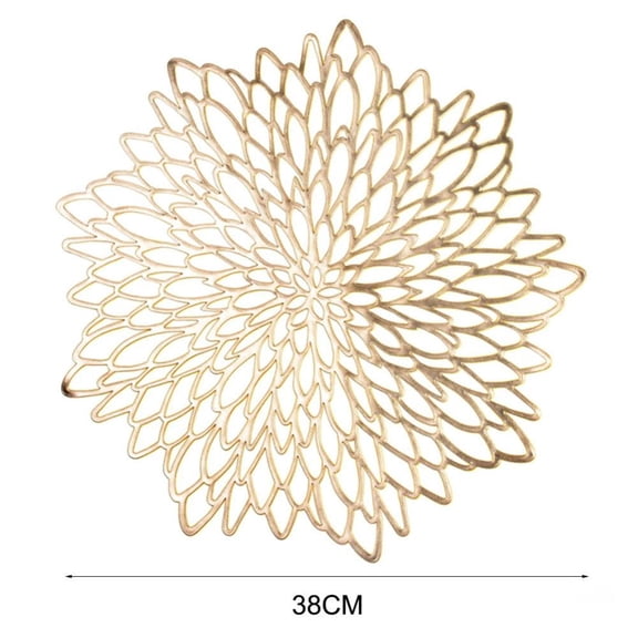 Gold Flower Place Mat