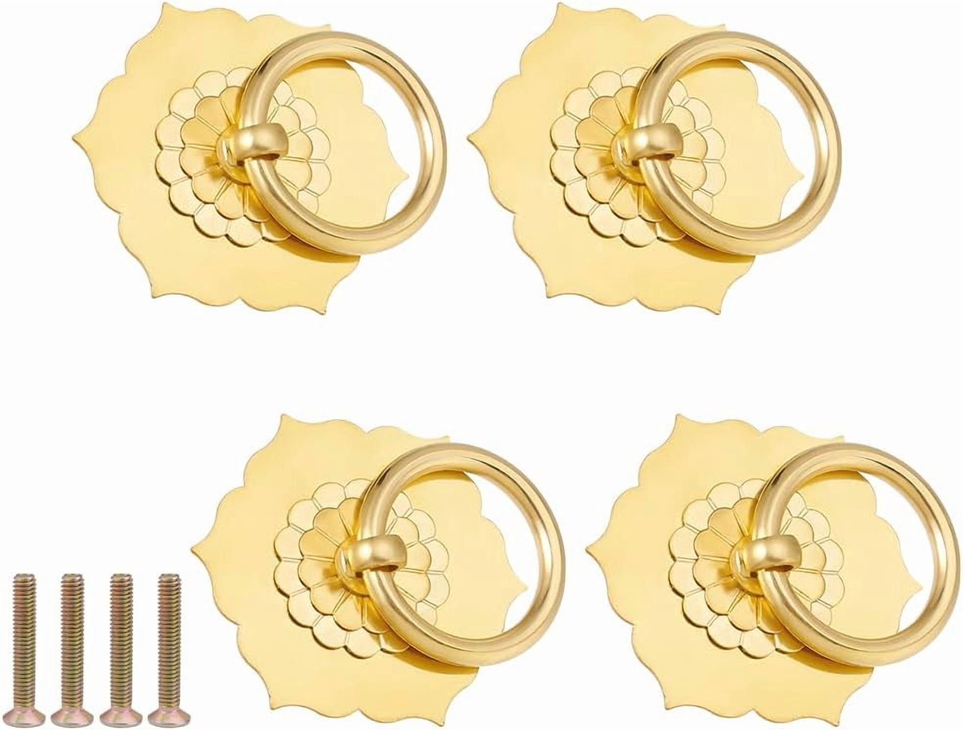 green emerald velvet dress Zernmiarder 12pcs Champagne Gold Drop Ring Drawer Pulls, Vintage Cabinet  Ring Handles, Metal Drawer Knobs for Dresser Drawers Cupboards