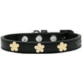 thumbnail image 1 of Dog, Puppy  Pet Widget Collar, "Gold Flower", 1 of 8