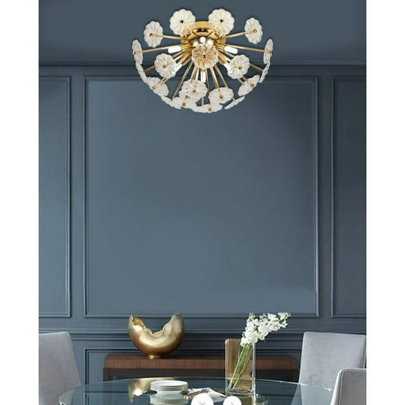 Gold Flush Mount Ceiling Light