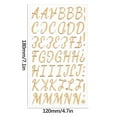 thumbnail image 1 of Gold Foil 3D Letter Stickers - Premium DIY Craft Stickers For Christmas Stockings, Journals & Holiday Decor, Stereo Bubble Stickers To Personalize Scrapbooks, Cards & Festive Projects, A, 1pcs, 1 of 2