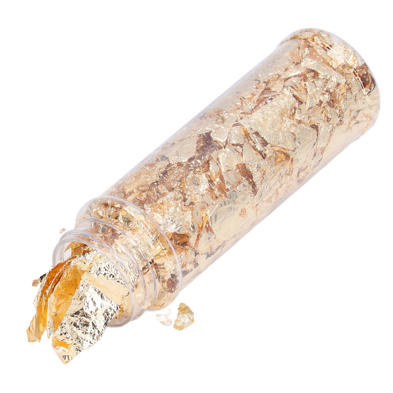 Fogli Oro Per Resina - 3 Bottiglie Con Scatola, Fiocchi Metallici Per Nail Art, Crafts E Gioielli - Foto 7