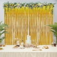 thumbnail image 1 of Gold Foil Fringe Curtains Party Decorations, Gold Tinsel Curtain Backdrop for Parties, Streamer Backdrop Curtains, Glitter Streamer Fringe Backdrop for Birthday Decoration,Gold,100x200cm, 1 of 8