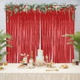 thumbnail image 1 of Gold Foil Fringe Curtains Party Decorations, Gold Tinsel Curtain Backdrop for Parties, Streamer Backdrop Curtains, Glitter Streamer Fringe Backdrop for Birthday Decoration,Red,100x200cm, 1 of 8
