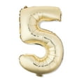 thumbnail image 1 of 16" Gold Foil Party Balloon Number 5, by Way to Celebrate, 1 of 5