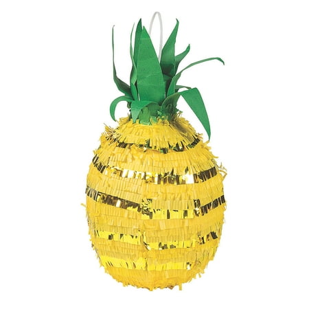 Gold Foil Pineapple Pinata - Party Decor - 1 Piece
