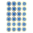 thumbnail image 1 of Gold Foil Prince Crown Seal Stickers, 1-1/4-Inch, 24-Count - Blue, 1 of 1