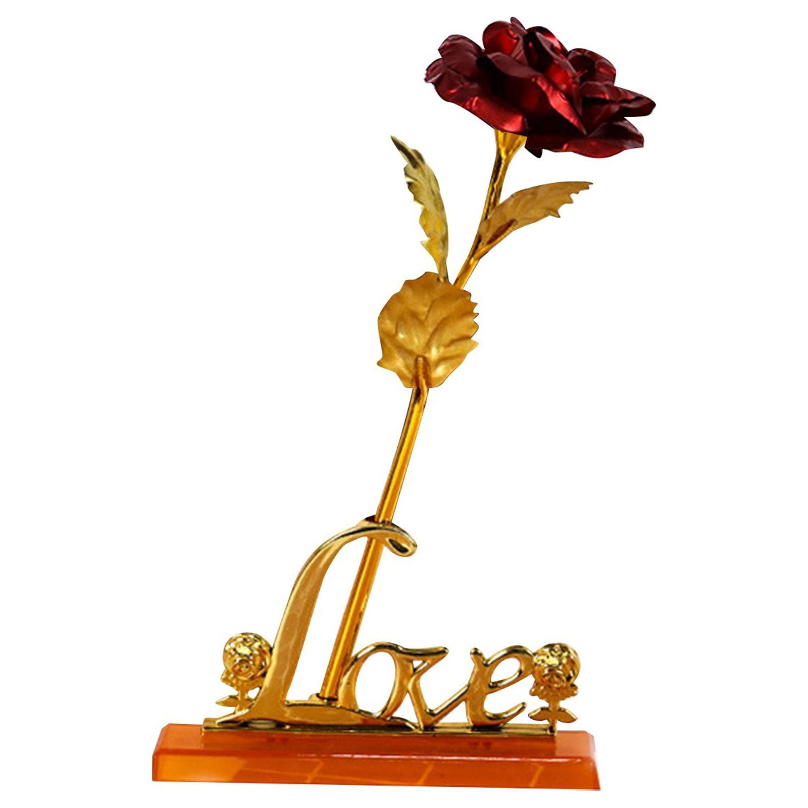 Gold Foil Rose Starry Sky Glowing Teacher's Day Chinese Valentine's Day