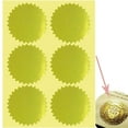 thumbnail image 1 of Gold Foil Serrated Self-Adhesive Labels 1.5inch Gold Embossing Seals Stickers for Certificate 180Pcs, 1 of 6