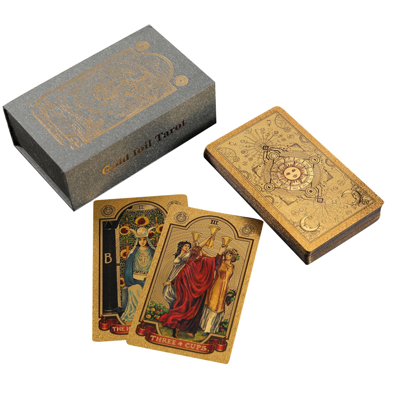Set Of 4 Playing Card Holder Trays | Organizer For Board Games (Blue, Red, Green, Yellow)