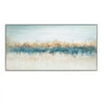 thumbnail image 1 of Gold Foil Teal Green 3D Texture Abstract Handmade Painting On Canvas Livingroom Bedroom Large Gold Wall Art New Home Art Decor, 1 of 7