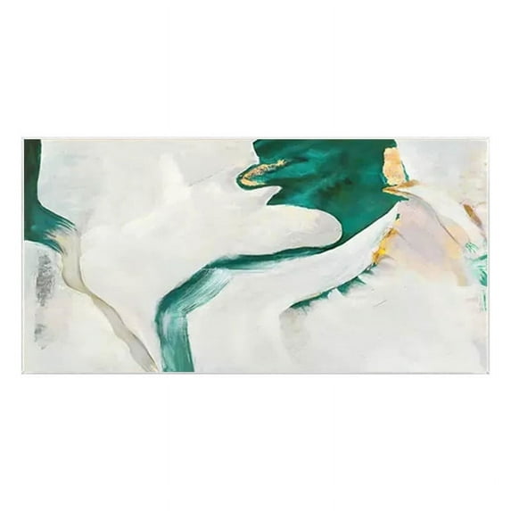 Gold Foil Teal Green 3D Texture Abstract Handmade Painting On Canvas Livingroom Bedroom Large Gold Wall Art New Home Art Decor