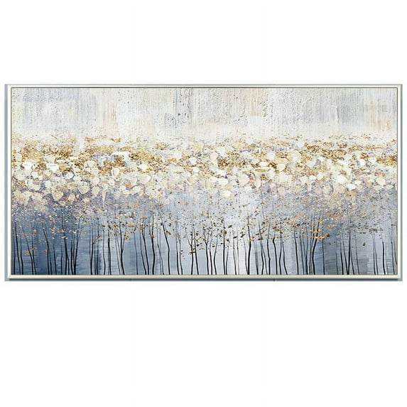 Gold Foil Teal Green 3D Texture Abstract Handmade Painting On Canvas Livingroom Bedroom Large Gold Wall Art New Home Art Decor