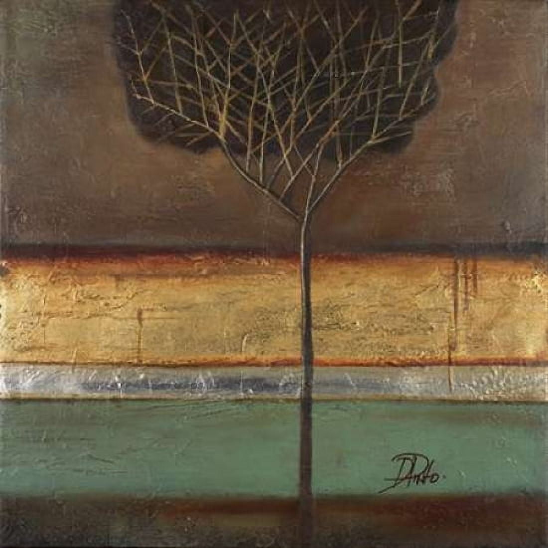 Gold Forest II Canvas Art - Patricia Pinto (24 x 24)