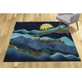 thumbnail image 1 of Gold Forest Landscape Rugs, View Rug, Entry Rugs, Luxury Rugs, Runner Rug, Car Mat Rugs, Pattern Rug, View Rugs, Accent Rugs, Navy Blue Rug, 3.9'x5.9' - 120x180 cm, 1 of 8