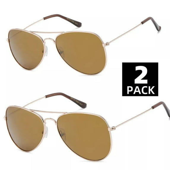 Gold Frame Lens Metal Aviator Sunglasses For Women Men Vintage Sports Driving
