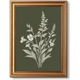 thumbnail image 1 of Gold Framed Wall Art, Botanical Floral Pictures Wall Decor, Plant Minimalist Canvas Prints Paintings, Vintage Dark Green Cottage Artwork for Living Room Bedroom 12x16 Inch, 1 of 14