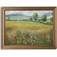 thumbnail image 1 of Gold Framed Wall Art Vintage Flower Canvas Wall Art Floral Countryside Landscape Wildflower Artwork Prints Picture for Living Room Bedroom Farmhouse Bathroom Office Decor, 16x24, 1 of 8