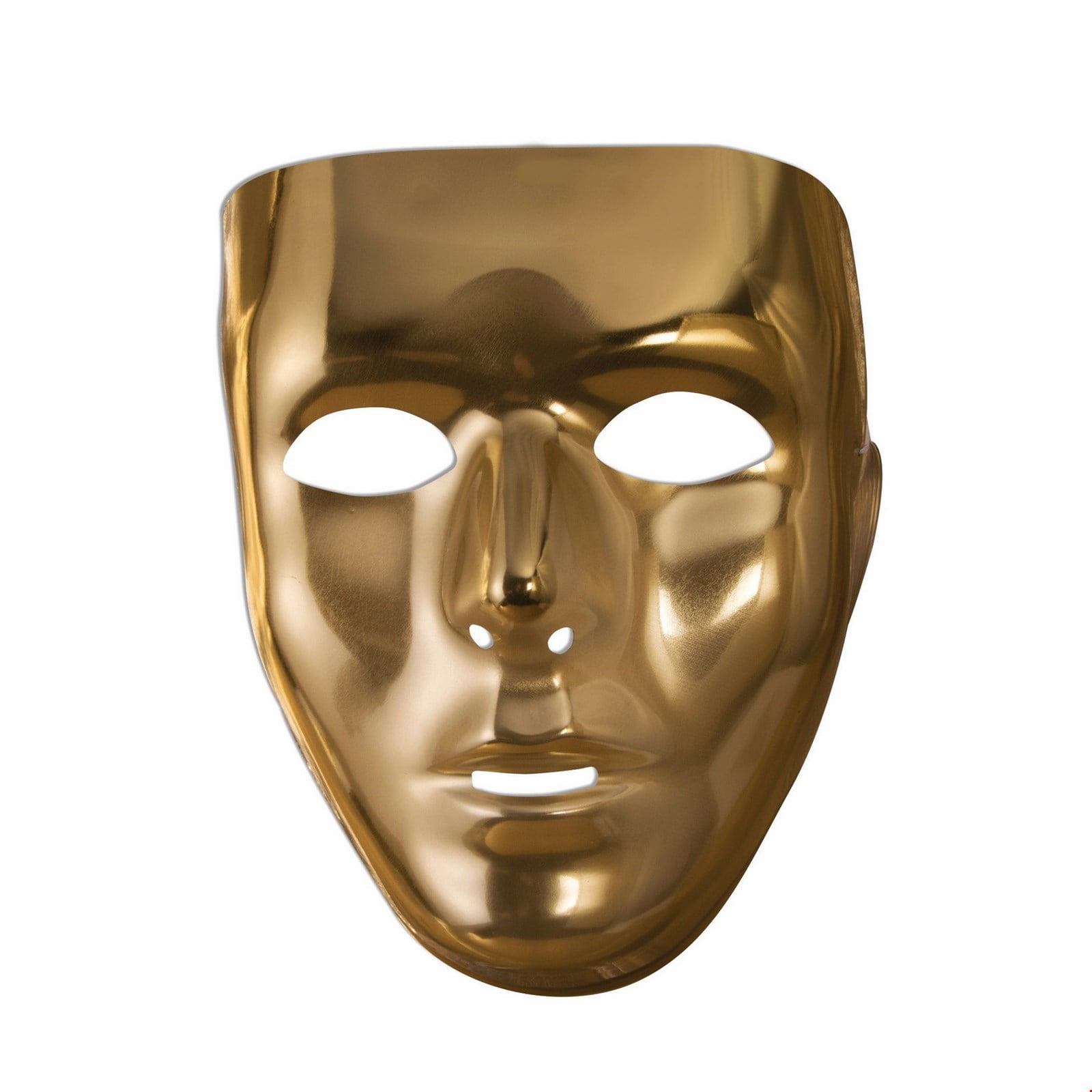 Gold Full Face Mask Halloween Costume Accessory