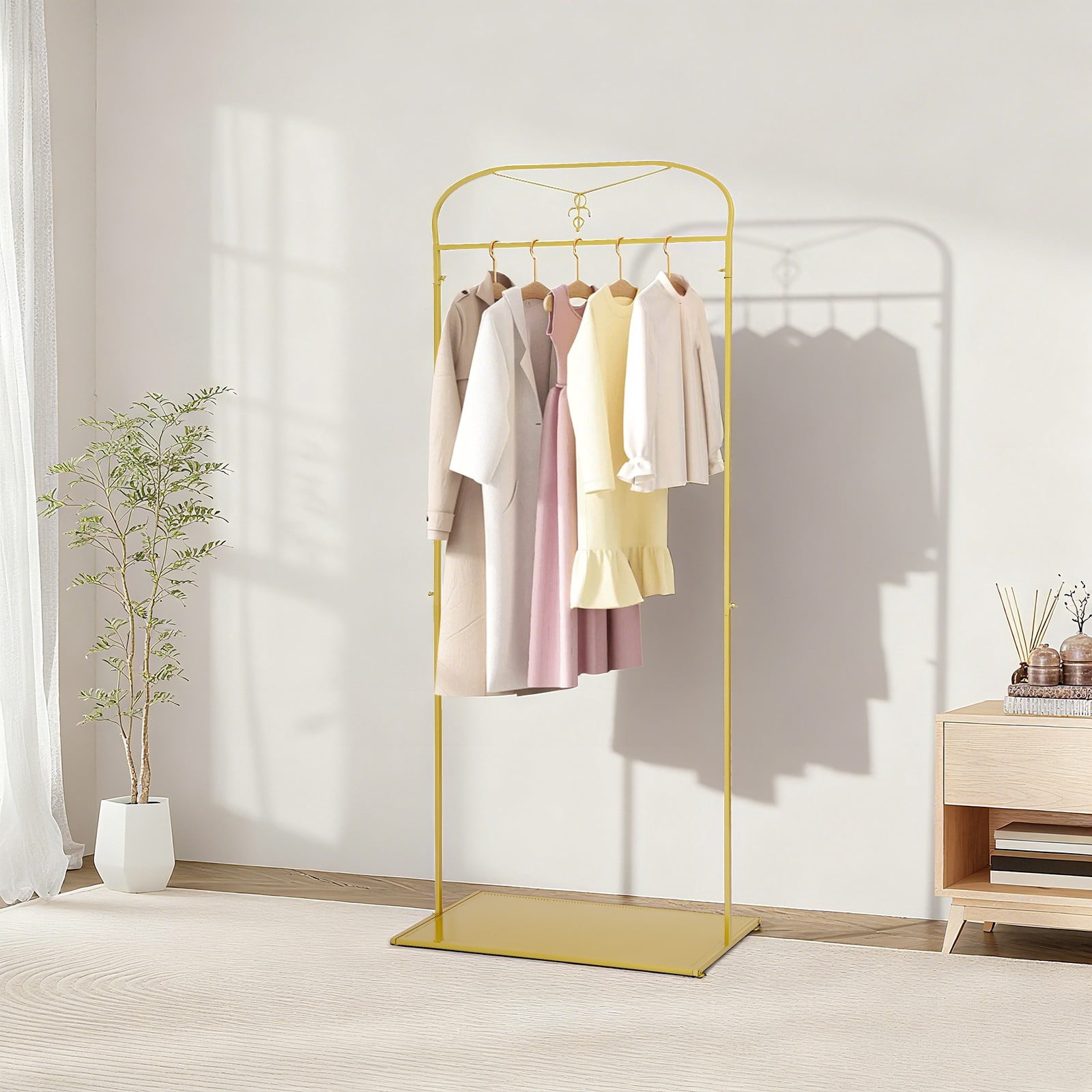 Wedding Rack Gold Garment Rack Metal Freestanding Garment Rack Wedding Dress Display ...