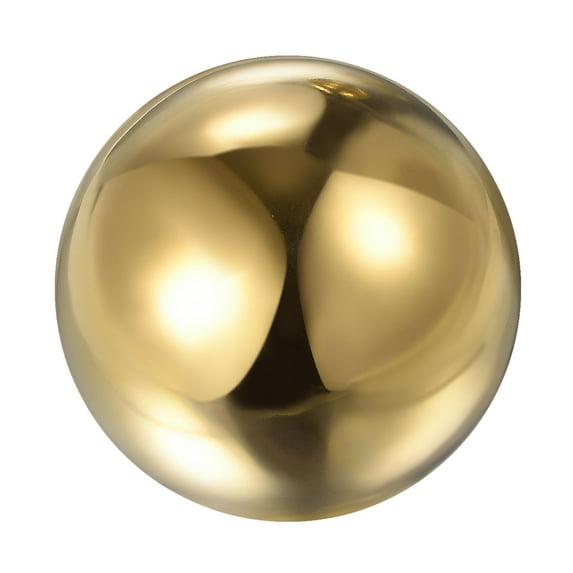 Gold Gazing Ball 6 Inch 150mm Polished Hollow Ball, Stainless Steel Gazing Globe Mirror Ball