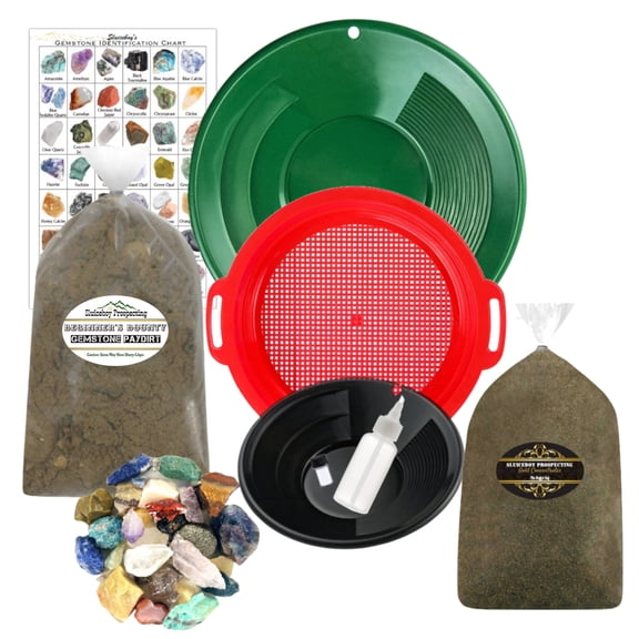 Gold Gemstone Mining Kit | Large