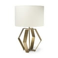 thumbnail image 1 of Gold Geometric Design Table Lamp, 1 of 5