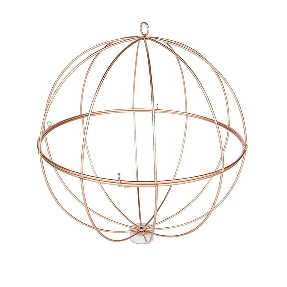 Gold Geometric Metal Sphere 12In - Home Decor - 1 Piece