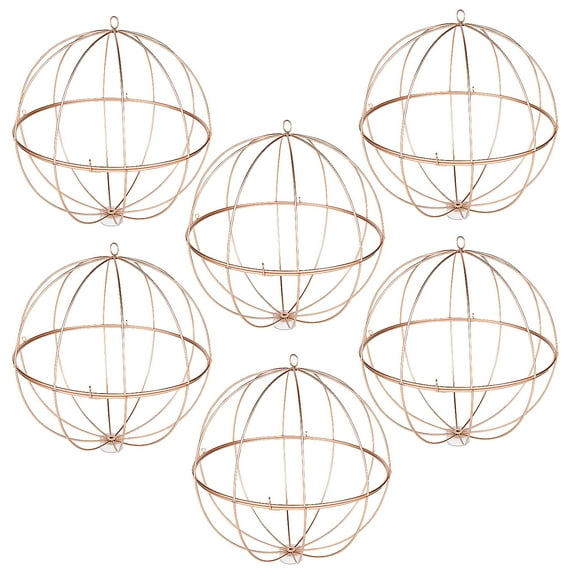 Gold Geometric Spheres Bulk 12 Pc