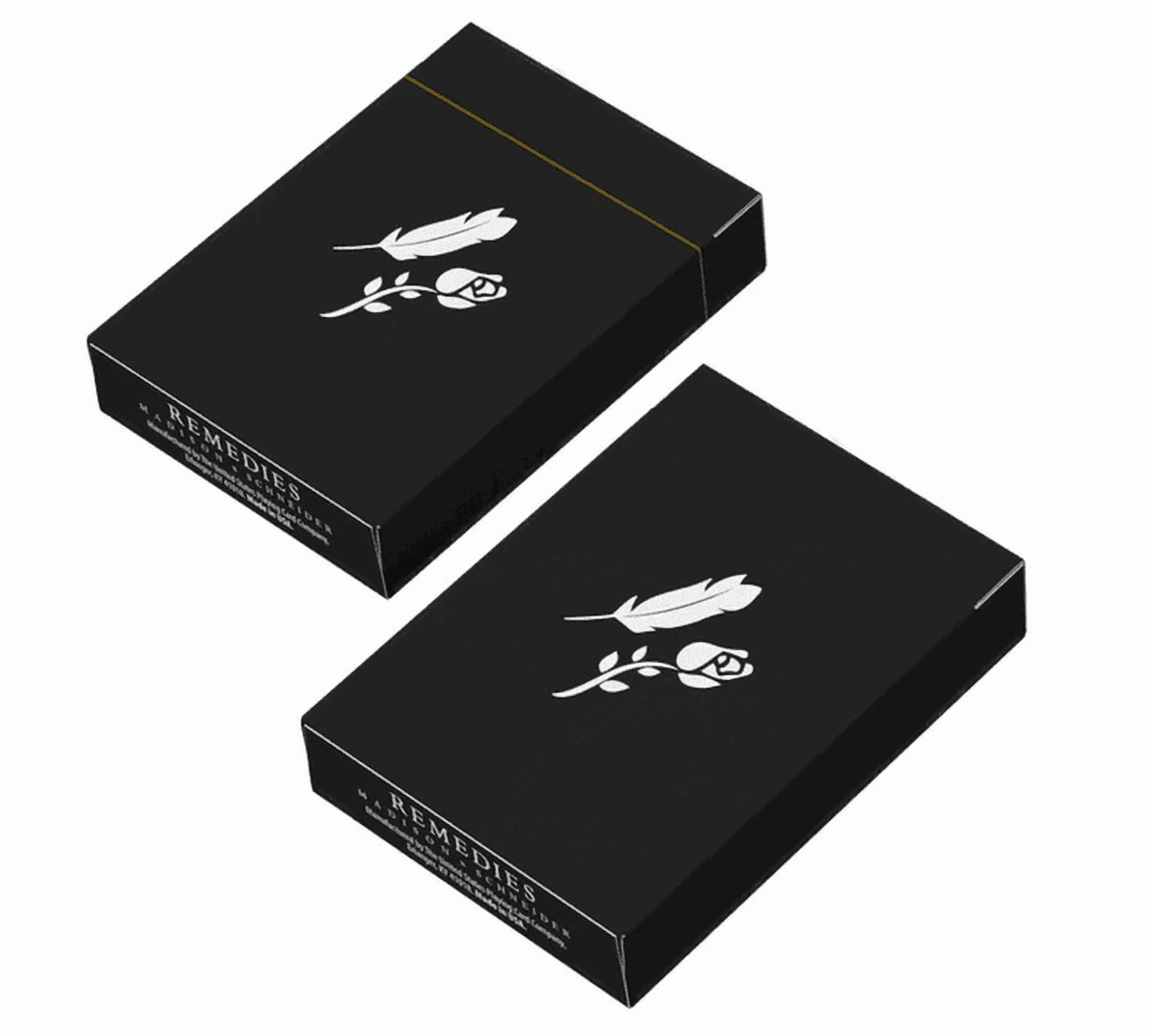 Gold Gilded Black Remedies Playing Cards by Madison x Schneider