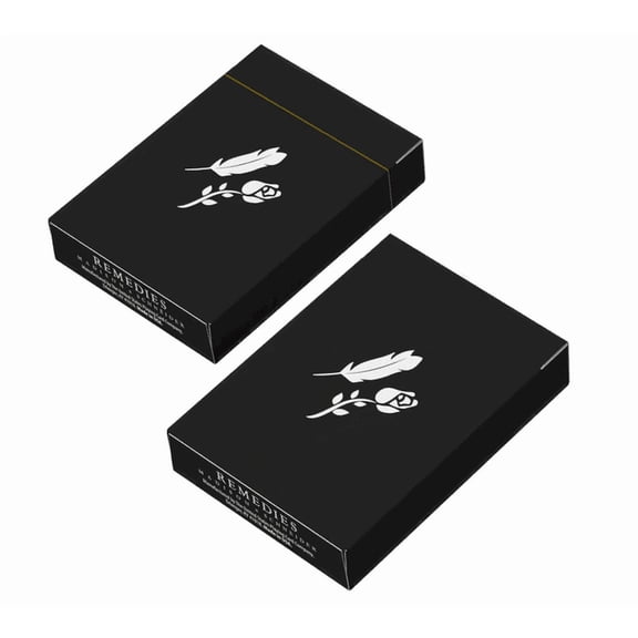 Gold Gilded Black Remedies Playing Cards by Madison x Schneider