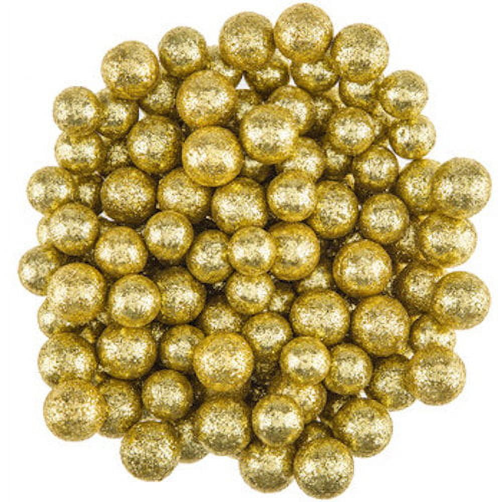Gold Glitter Ball Filler Christmas Holiday Decoration