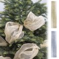 thumbnail image 1 of Gold Glitter Deco Mesh Ribbon 20-Inch Wide, Metallic Wire Mesh Netting for Christmas Tree Decorations, Wreath Supplies, Garland Crafting and Holiday Centerpieces (10-Yard Length), 1 of 4