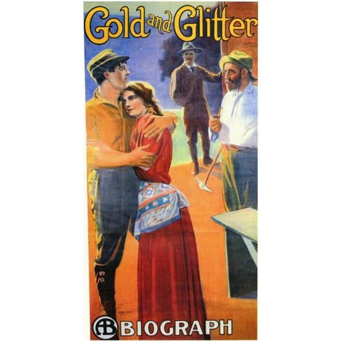 Gold & Glitter Movie Poster - 11 x 17 in. - Walmart.com