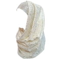 thumbnail image 1 of Gold Glitter Muslim Hijab Head Scarf, 1 of 2