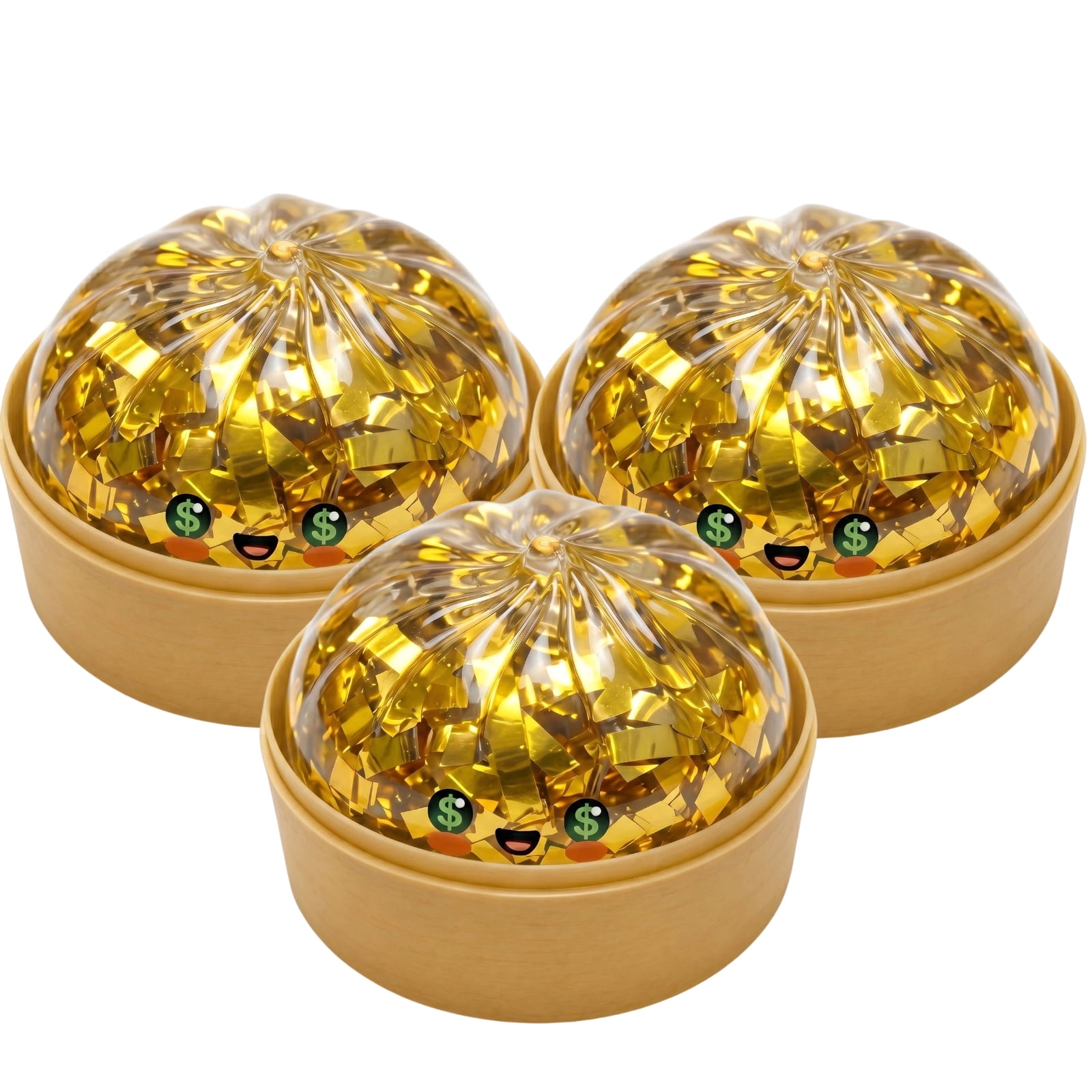 Gold Glitter Mystery Dumpling Case for Adults - 2026 New DollarSign ...