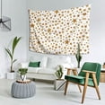 thumbnail image 1 of Gold Glitter Stars Pattern Decorative Tapestry 60x80 Inches Wall Hanging Tapestry For Bedroom Living Room, 1 of 6