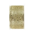 thumbnail image 1 of Gold Glitter Wire Mesh Ribbon, Christmas Wired Ribbon, 1.96 Inch Wired Ribbon for Christmas Tree Decoration, Garland, Wreath Bow Making, 1 Roll, 2.2 Yards, 1 of 3