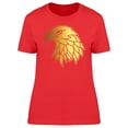 thumbnail image 1 of Gold Gradient Eagle T-Shirt Women -Image by Shutterstock, Female XX-Large, 1 of 2