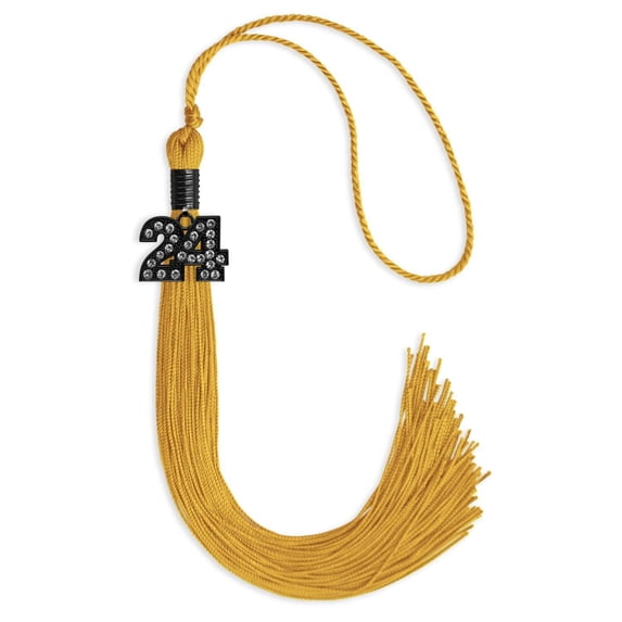 Endea Graduation Gold Graduation Tassel with Black Date Drop