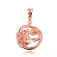 thumbnail image 1 of Factory Direct Jewelry Medusa Necklace, 10k Rose Gold, 1 of 5