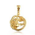 thumbnail image 1 of Gold Greek Myth Medusa Divine Power of Femininity Pendant Necklace (Available in Yellow/Rose/White Gold) (14K,Yellow Gold,Pendant only), 1 of 5